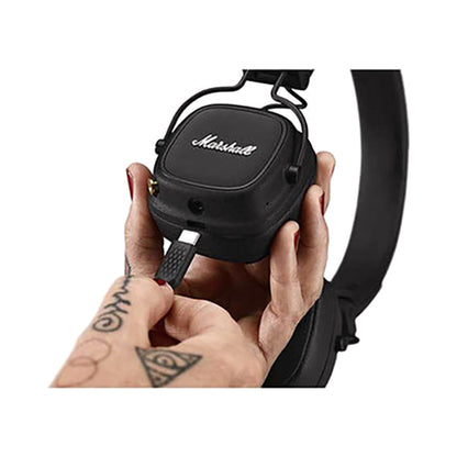 Marshall Major IV Foldable Bluetooth On-Ear Headphones Black