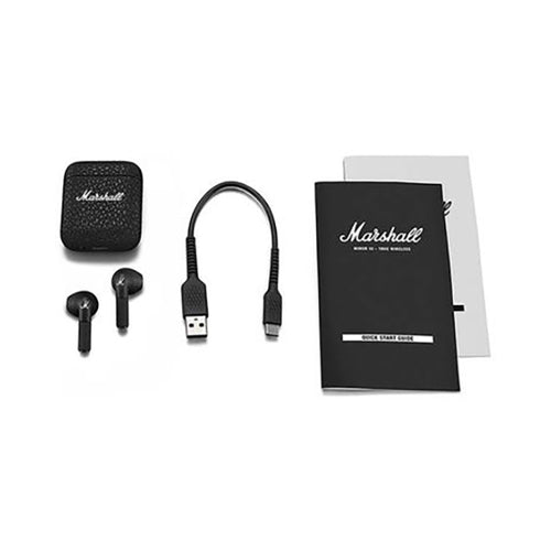 Marshall Minor III True Wireless Earbuds with Charging Case Black