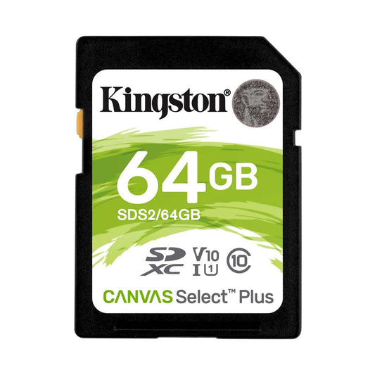 Kingston Canvas Select Plus SDXC Memory Card 64GB Black
