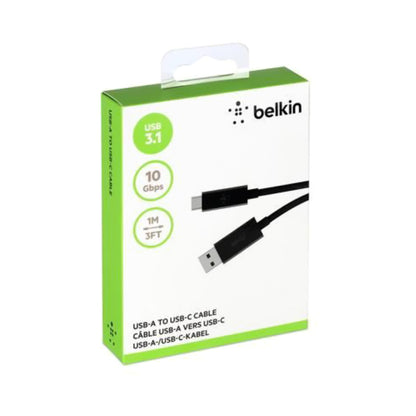 Belkin 3.1 USB-A to USB-C Cable Black