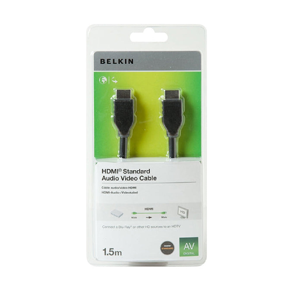 Belkin HDMI To HDMI Audio Video Cable 1.5M Black