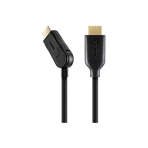 Belkin High-Speed Dual Swivel HDMI Cable 2M Black