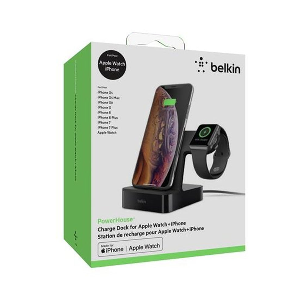 Belkin 2-In-1 Wireless Charger For Apple iPhone & iWatch Black