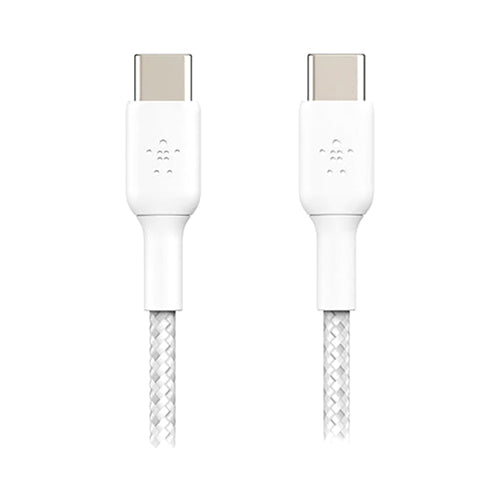 Belkin Braided USB Type-C To USB Type-C Data Sync And Charging Cable White