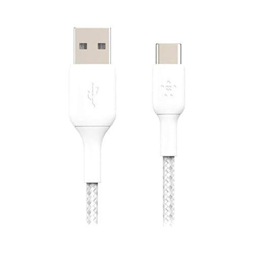 Belkin Braided USB-C To USB A Cable 1m White