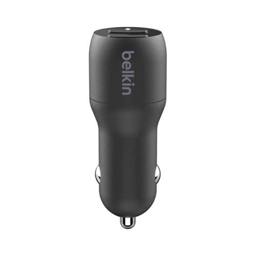 Belkin Dual Port USB Type-A Car Charger Black