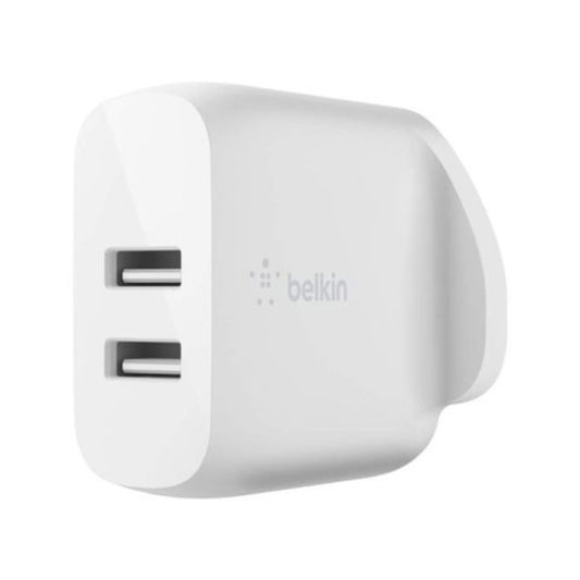 Belkin Boost Charge Dual USB-A Wall Charger White