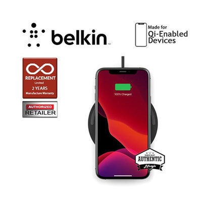 Belkin 15W Fast Wireless Charging Pad Black