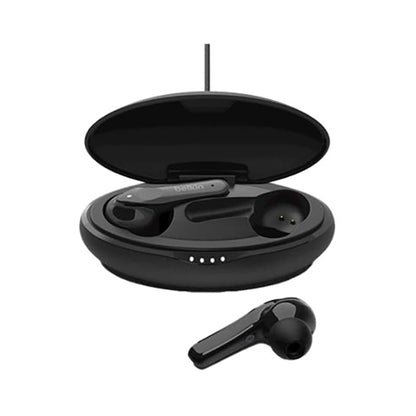 Belkin SoundForm Move Plus TWS Earbuds with Charging Case Black