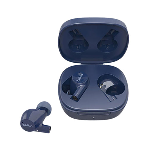 Belkin Soundform Rise True Wireless Earbuds with Charging Case Blue