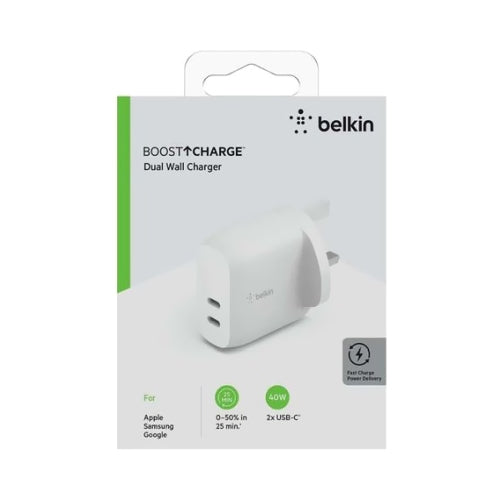 Belkin USB Type C Pd Wall Charger White