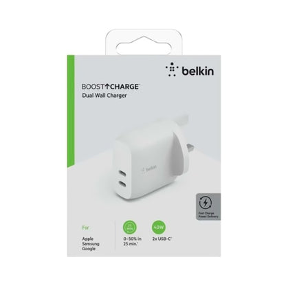 Belkin USB Type C Pd Wall Charger White