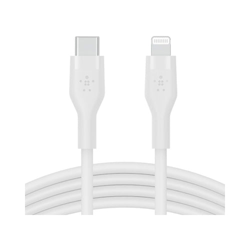 Belkin Silicone Lightning to Type-C Cable White
