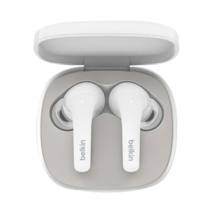 Belkin Soundform Flow Wireless In-Ear Earbuds With Charging Case White