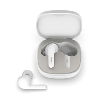 Belkin Soundform Flow Wireless In-Ear Earbuds With Charging Case White