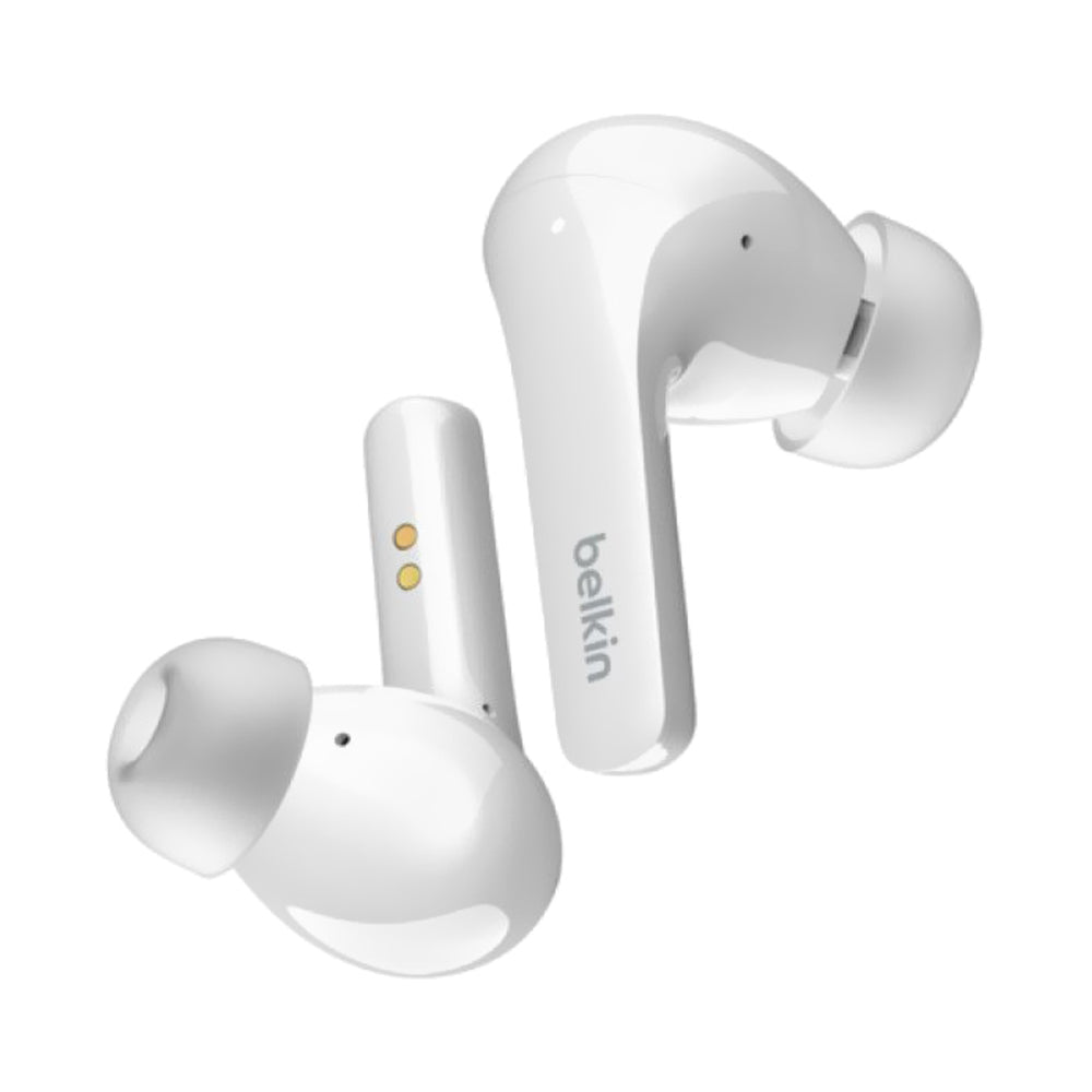 Belkin Soundform Flow Wireless In-Ear Earbuds With Charging Case White