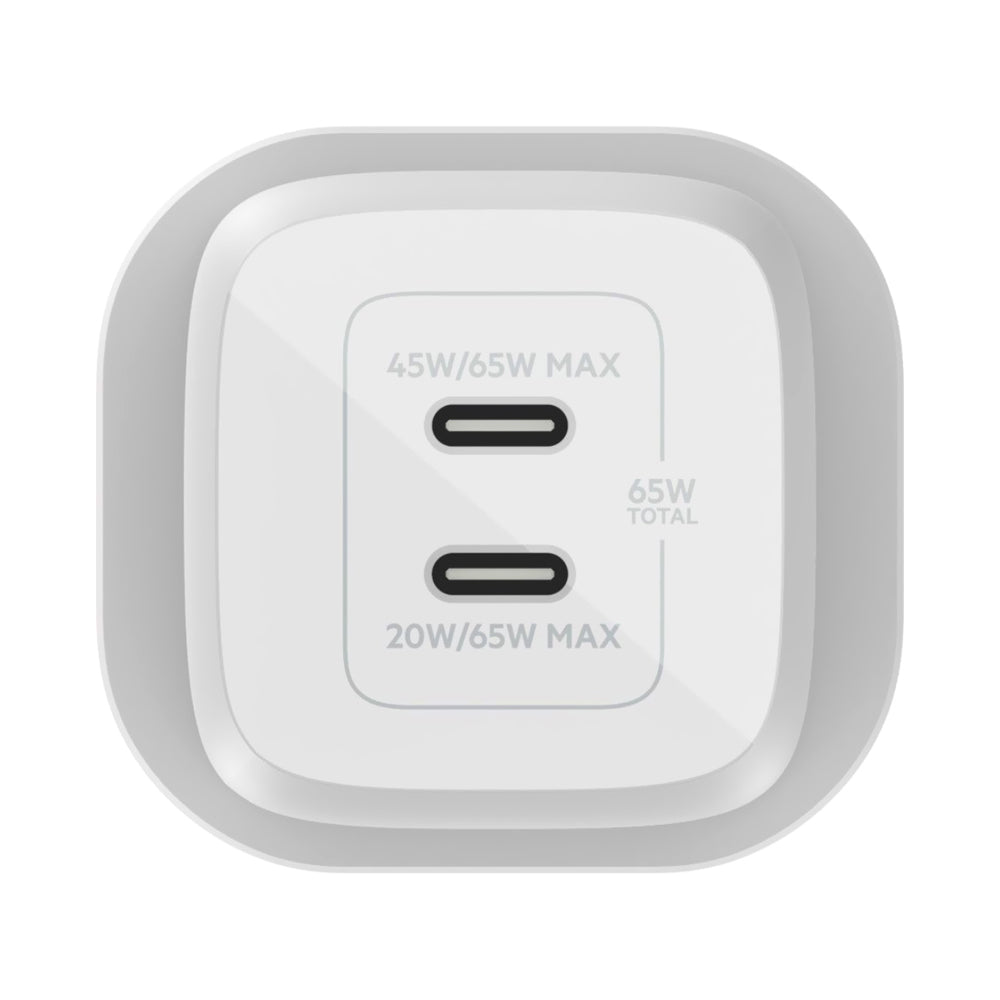 Belkin Dual USB Type-C Wall Charger White