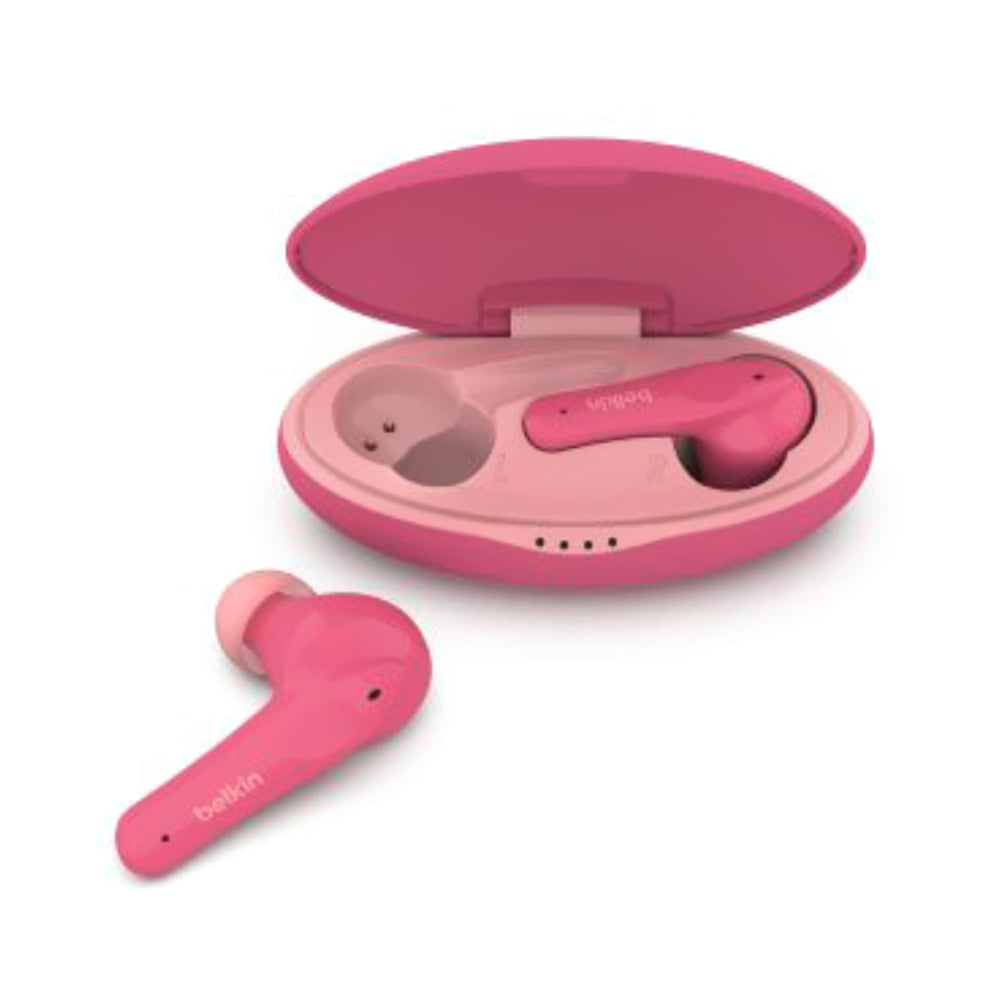 Belkin Soundform Nano Wireless In-Ear Earbuds With Charging Case Pink