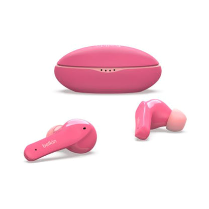 Belkin Soundform Nano Wireless In-Ear Earbuds With Charging Case Pink