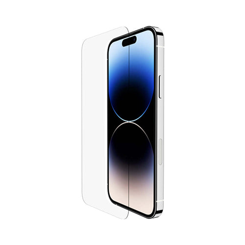 Belkin Ultraglass Antimicrobial Screen Protector Tempered Glass For Apple iPhone 14 Pro Clear