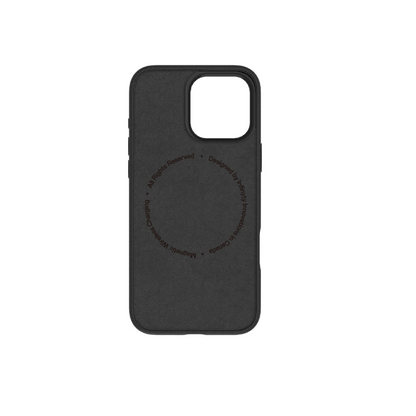Infinyty Vogue Exquisite Leather Case iPhone 16 Pro Max, Black