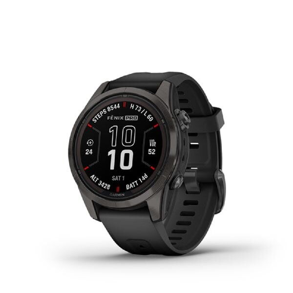 Garmin Fenix 7S Pro Sapphire Solar Edition Smart Watch 42mm Carbon Grey