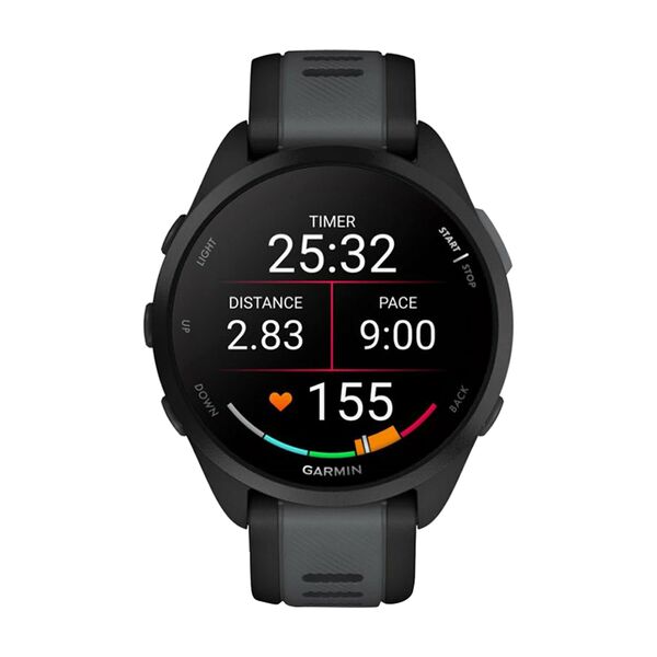 Garmin Forerunner 165 Music Smart Watch 43mm Black Slate Grey