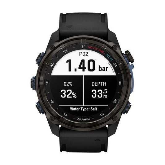 Garmin Descent Mk3i Smart Watch with Silicone Band 51mm Carbon Grey