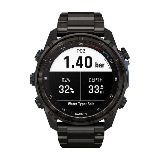 Garmin Descent Mk3i Smart Watch with DLC Titanium Band 51mm Carbon Grey