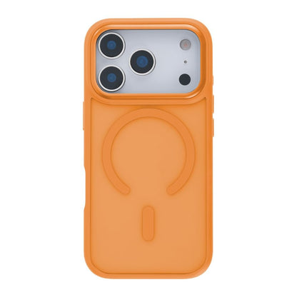 Infinyty Modo Hybrid Matte Soft Touch Case With Metallic Accents iPhone 17 Pro, Orange