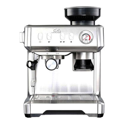 Solis Grind and Infuse Coffee Machine Silver