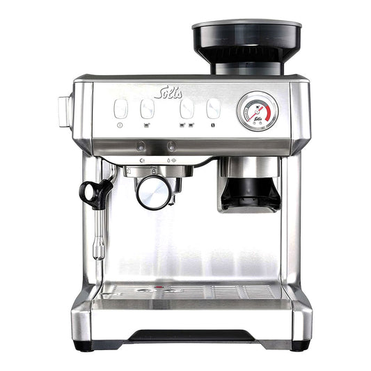 Solis Grind and Infuse Coffee Machine Silver