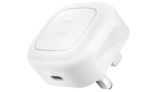 Belkin 20W USB-C Wall Charger Fast Charging Adapter – White