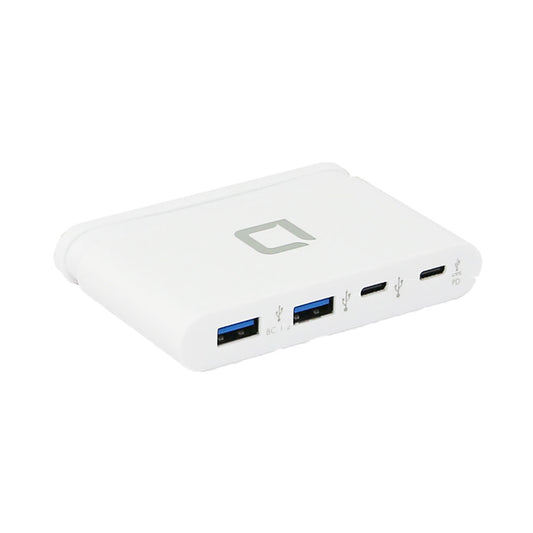 Dicota USB-C Hub 4-in-1 Universal Notebook Charger White