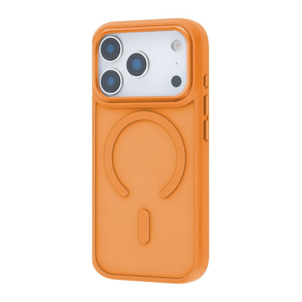 Infinyty Modo Hybrid Matte Soft Touch Case With Metallic Accents IPhone 17 Pro Max, Orange