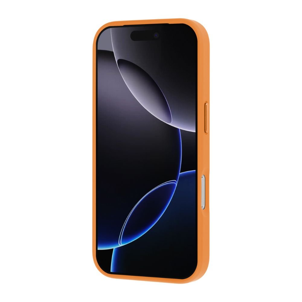 Infinyty Modo Hybrid Matte Soft Touch Case With Metallic Accents IPhone 17 Pro Max, Orange