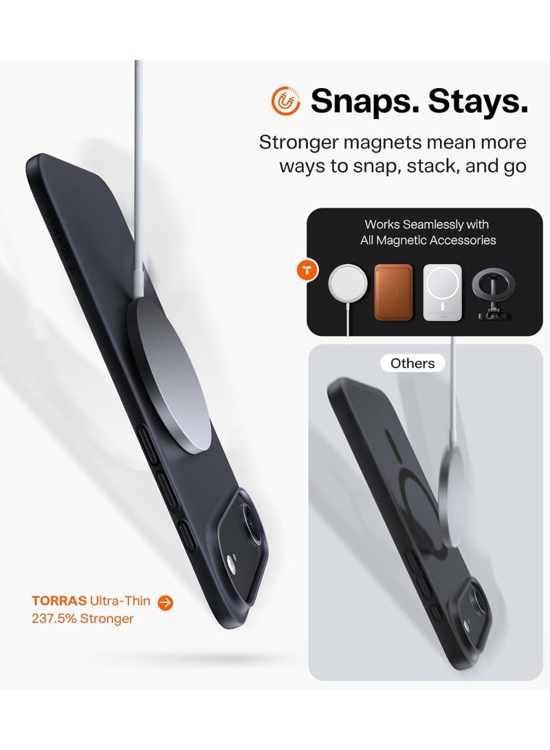 TORRAS Slimfit Magnetic Case for iPhone 17 Air - Black