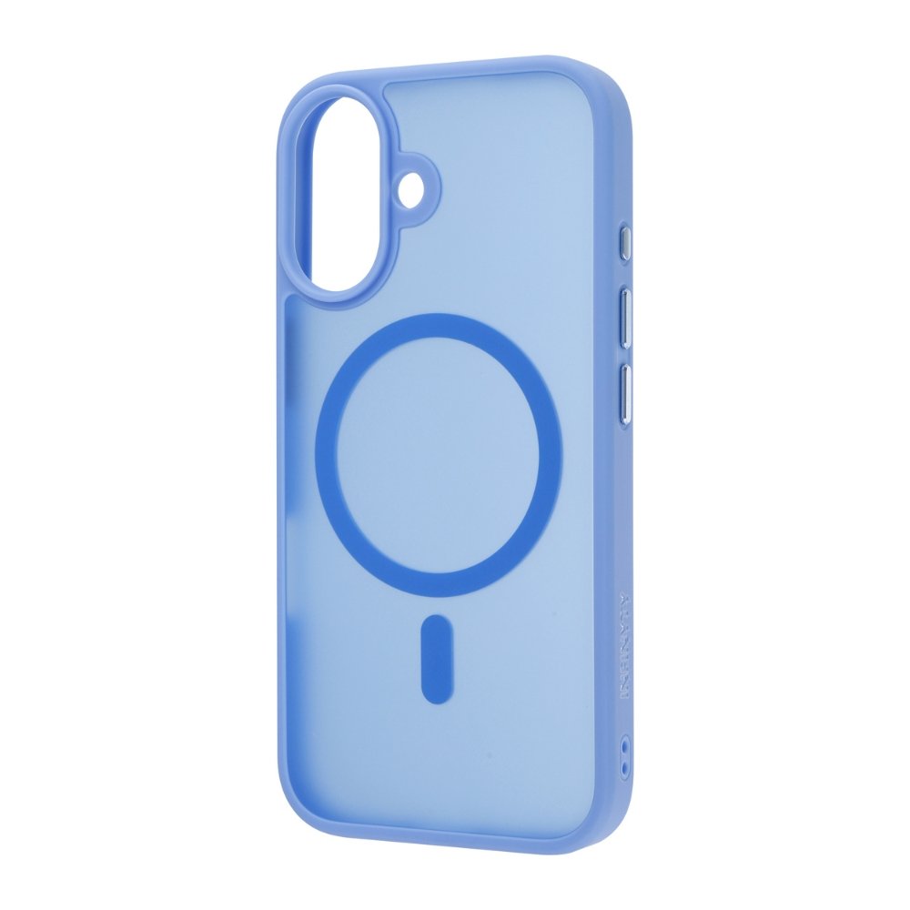 Infinyty Gleam Hybrid Matte Soft Touch MagSafe Case iPhone 16, Ultramarine