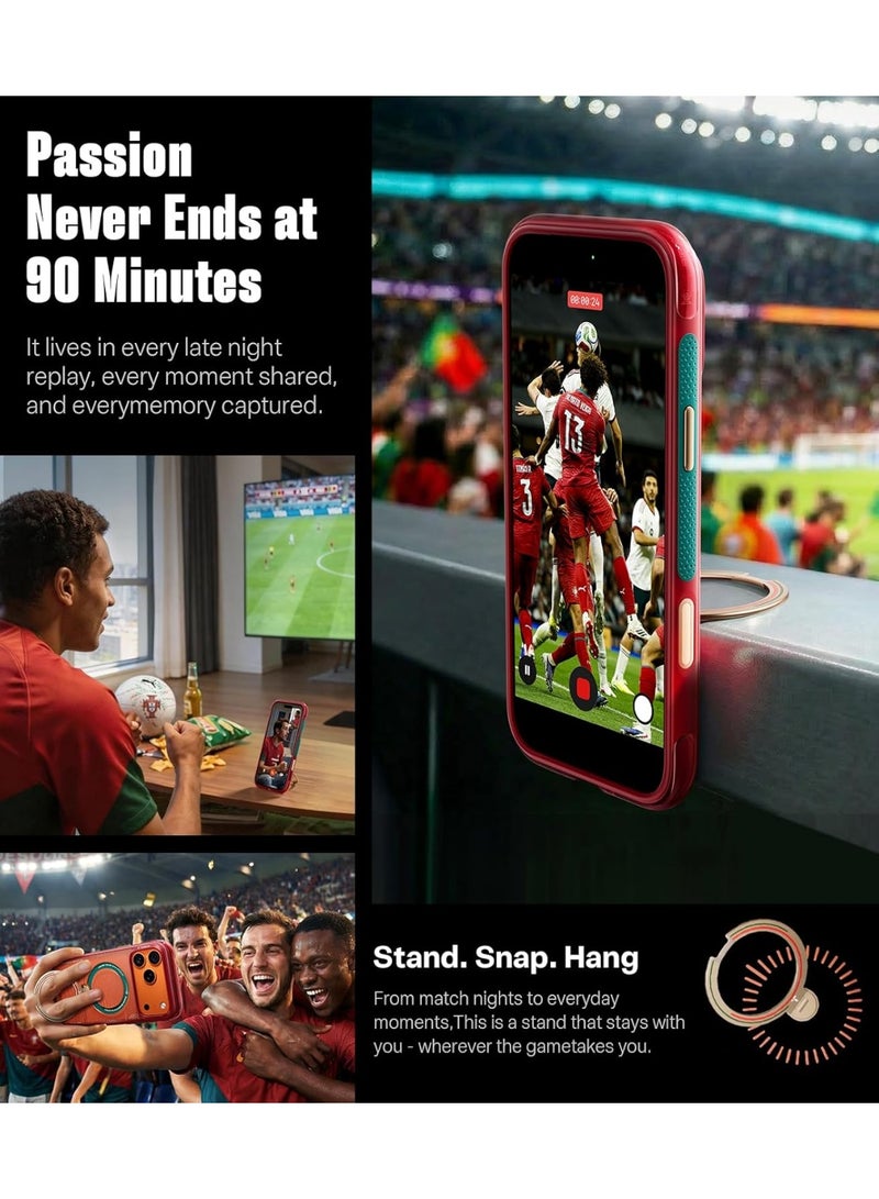 Torras Portuguese Football Federation iPhone 17 Pro Case Wave Passion - Protection