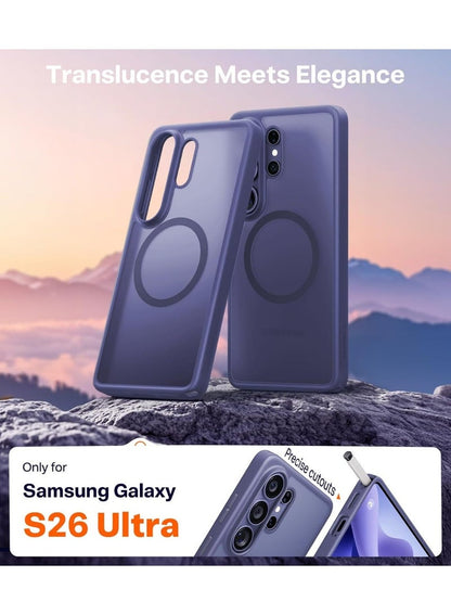TORRAS Guardian Magnetic Case for Samsung Galaxy S26 Ultra - Dark Purple