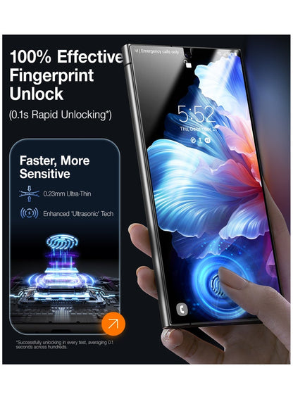 TORRAS Install Master Screen Protector for Samsung Galaxy S24 Ultra - Clear