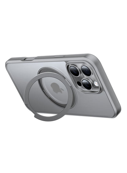 TORRAS Ostand Case for iPhone 16 Pro Max - Titanium Grey
