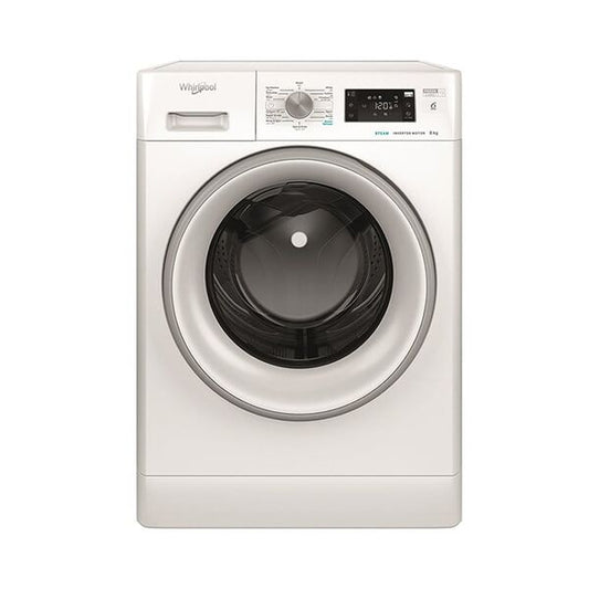 Whirlpool Front Loading Washing Machine 8kg White FFB8259SV