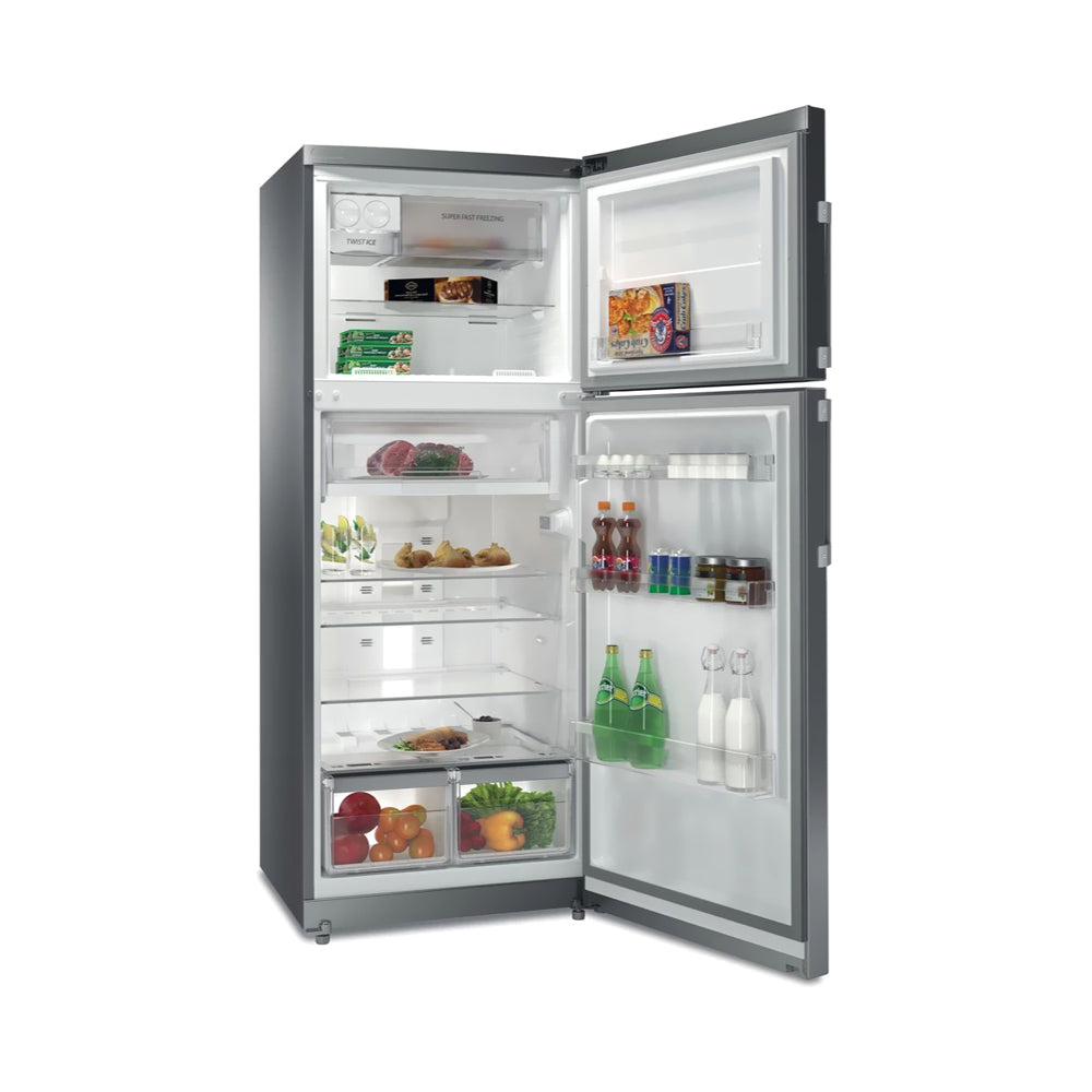 Whirlpool Free-Standing Double Door Refrigerator 423L Silver W7TI8711NFXEX