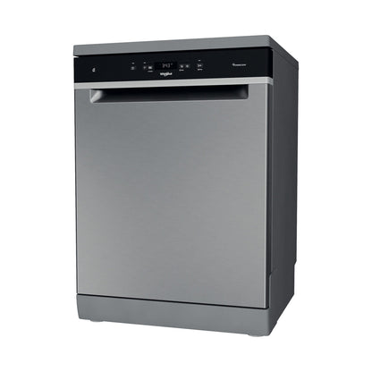 Whirlpool 14 Place Settings Freestanding Dishwasher Silver WFC3C33PFXUK