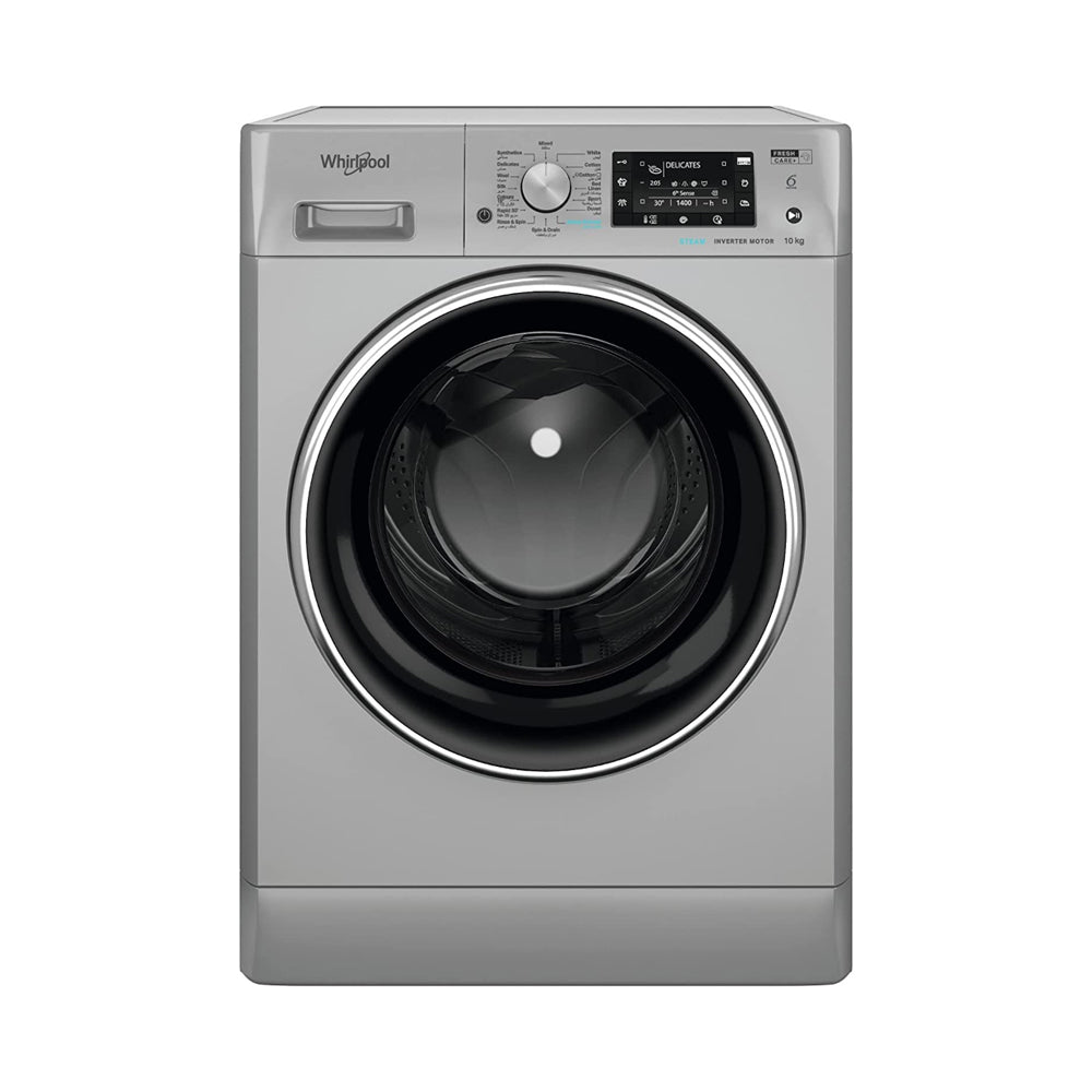 Whirlpool Front Load Washing Machine 10Kg Silver FFD10449SBCVGCC