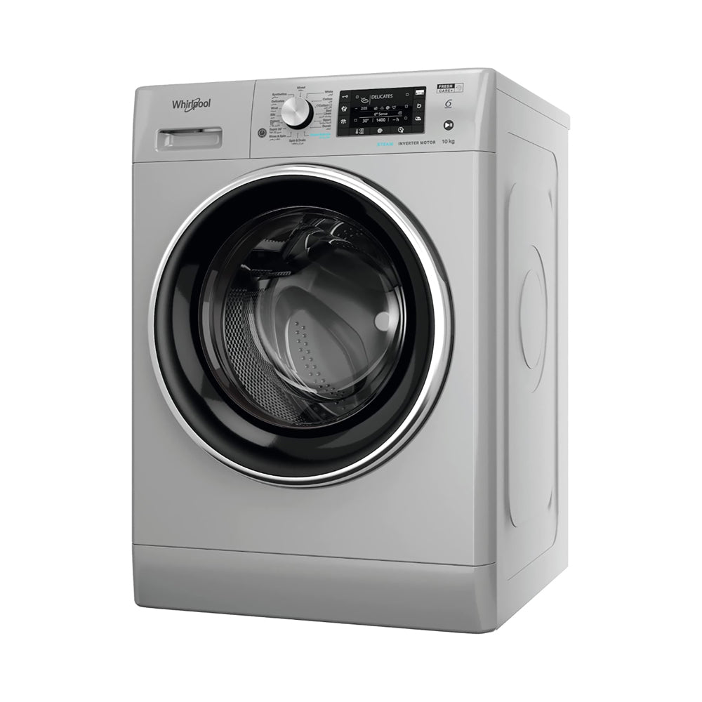 Whirlpool Front Load Washing Machine 10Kg Silver FFD10449SBCVGCC