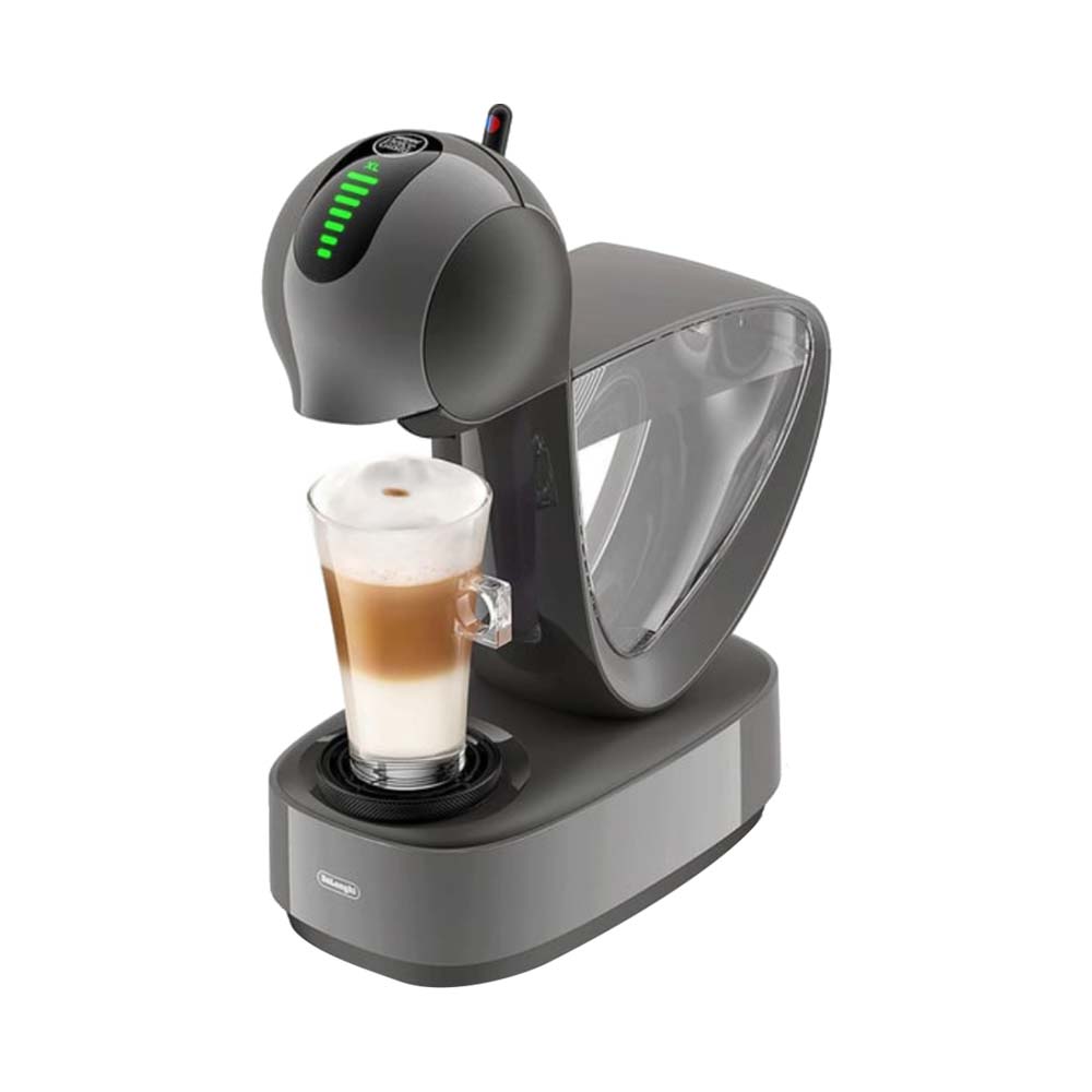 Nescafe Dolce Gusto by De'Longhi INFINISSIMA Touch Automatic Capsule Coffee Machine with Compact & Powerful up to 15 Bar Pressure, Cappuccino, Tea, Hot Chocolate & Espresso Coffee Maker EDG268.GY Grey