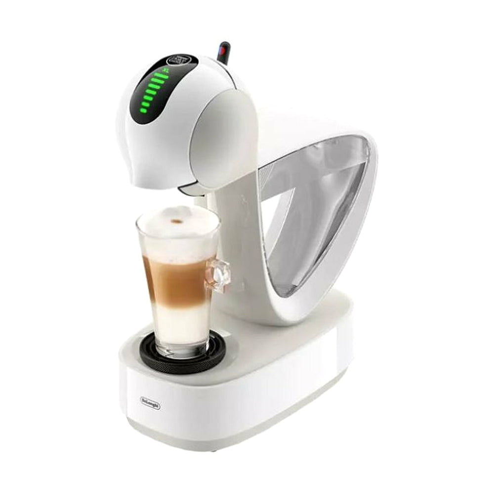 Nescafe Dolce Gusto by De'Longhi INFINISSIMA Touch Automatic Capsule Coffee Machine with Compact & Powerful up to 15 Bar Pressure, Cappuccino, Tea, Hot Chocolate & Espresso Coffee Maker EDG268.W White