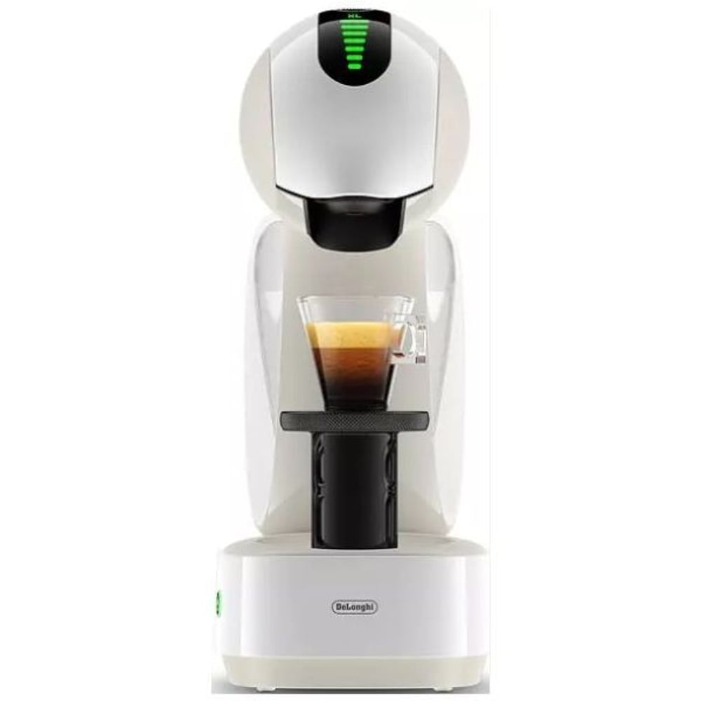 Nescafe Dolce Gusto by De'Longhi INFINISSIMA Touch Automatic Capsule Coffee Machine with Compact & Powerful up to 15 Bar Pressure, Cappuccino, Tea, Hot Chocolate & Espresso Coffee Maker EDG268.W White